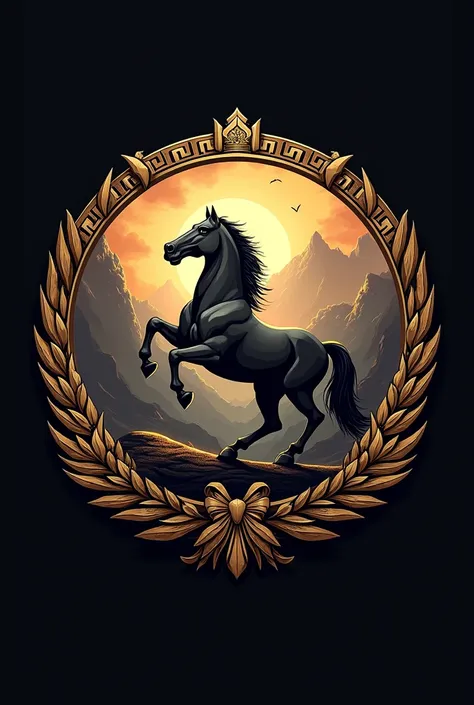 A LOGO FOR AN EMPIRE WITH A HORSE