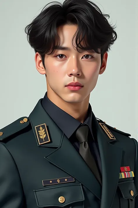 Taehyung from bts  with army uniform real photos
