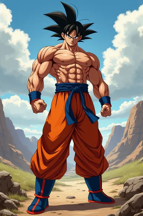 Goku with name Carranza