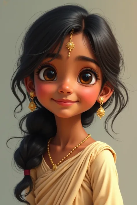 A cute young indian girl