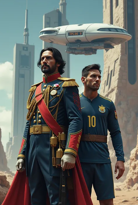 Simon Bolivar in the future with Messi