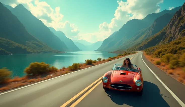 Beautiful Road, national highway, traveling, driving car, beautiful actor, enjoy journey, bollywood style thumbnail