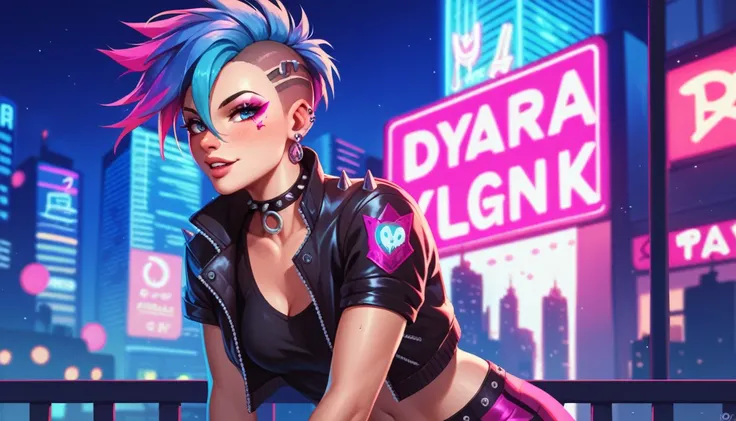 80s Style, City of night, neon. cyber punk，Emotional，City Pop