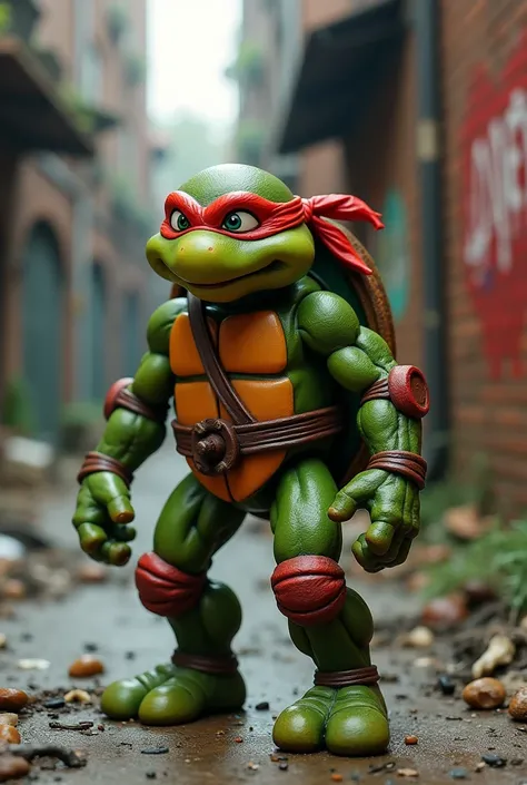 Vintage Ninja Turtle Figure 