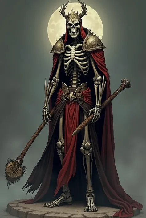 skeleton king rpg style character