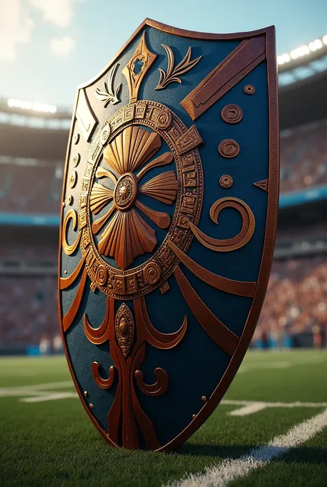 Warriors shield for football