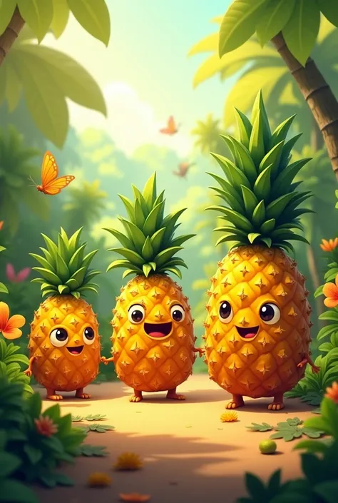 Make a animated image when was the pineapple invented 