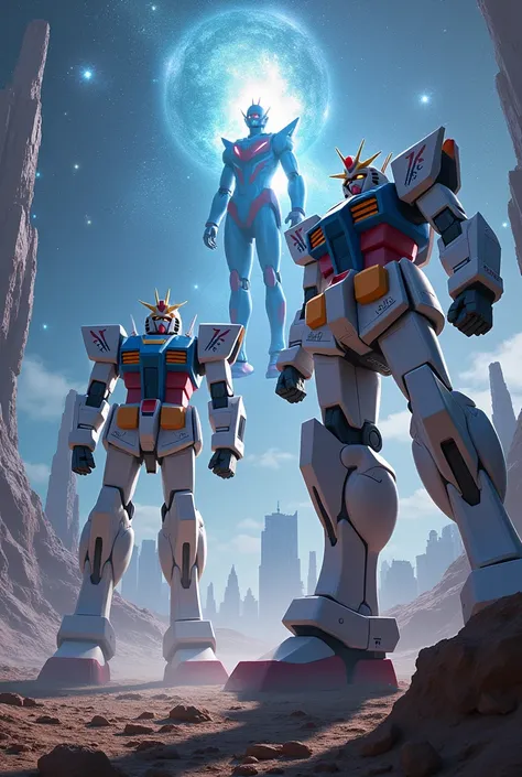 The Gundam Universe, larger than Earth, Ultraman