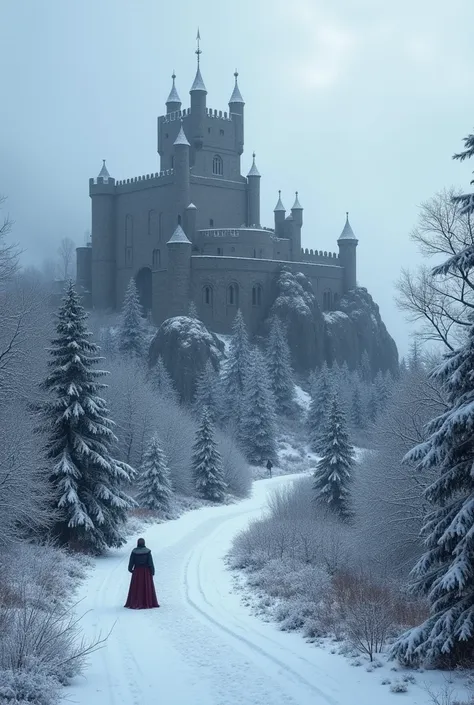 a winterfell castle in the north of westeros