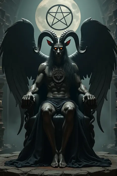 Photorealism creates an image of baphomet 