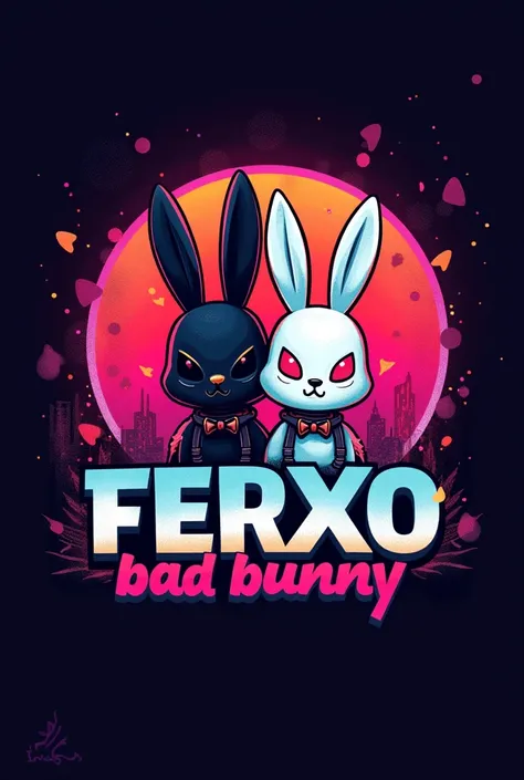 A logo with Ferxxo and Bad bunny