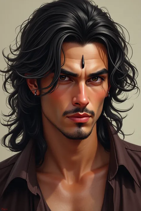 A handsome Arab man, detailed fashion hairstyle, squinting at the audience, pouting and laughing, digital sketch, (best quality,4k,8k,highres,masterpiece:1.2),ultra-detailed,(realistic,photorealistic,photo-realistic:1.37),extremely detailed eyes and face, ...