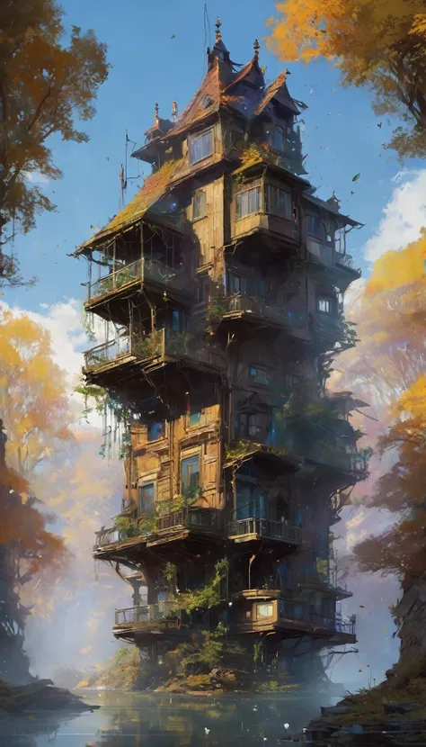 the magic house, art inspired by Wadim Kashin
