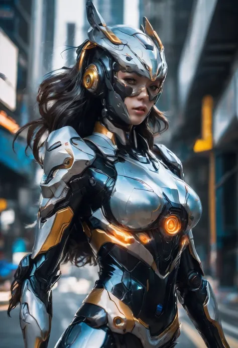 a close up of a person standing on a motorcycle with a helmet, diversos cyber suits, futuristic clothes, cyber suit, cyber suits, cyber suit, sci-fi costume, with futuristic equipment, science fiction female character, of a beautiful Warframe woman, scienc...