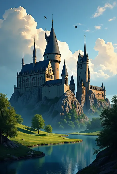 Give me a beautiful hogwarts picture for my cover picture in fb