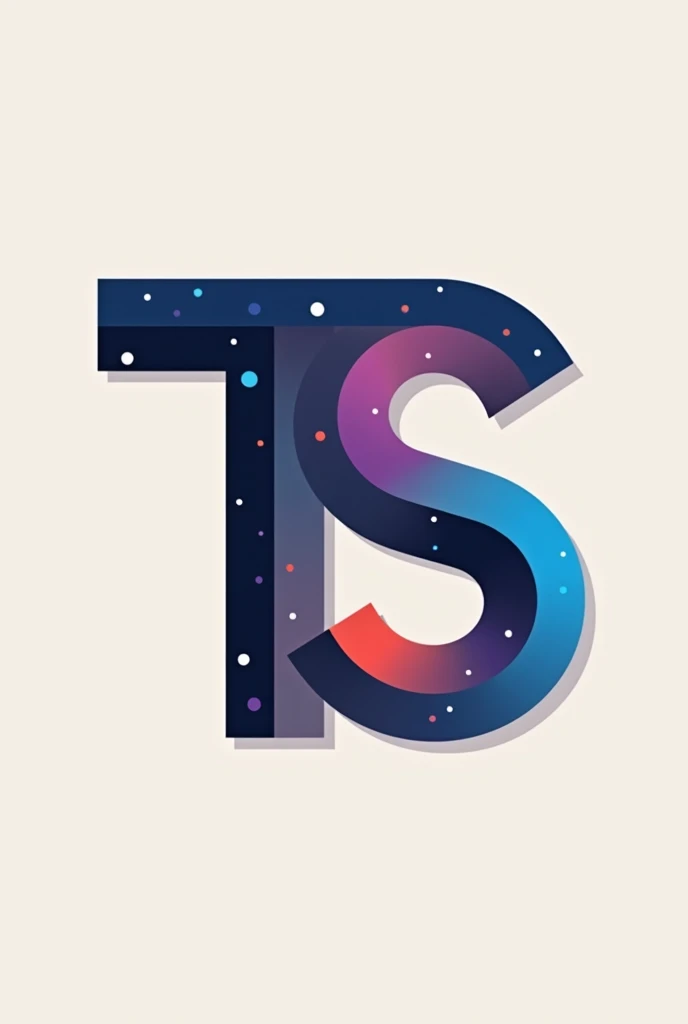 I need a logo for an informative Instagram account that contains the letters TS