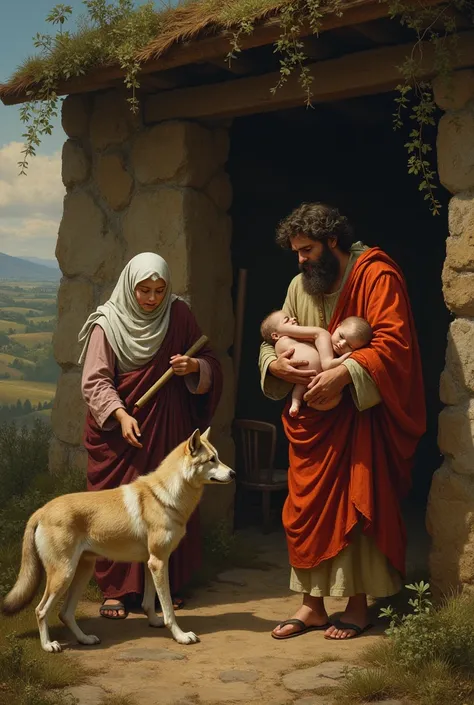 

**Table 3: Creation by the Shepherds**  
(Description: A shepherd named Faustulus finds the she-wolf taking care of the boys. He takes Romulus and Remus home, where his wife raises them as children.)  
texto: "Fáustulo, a kind shepherd, found the wolf ta...