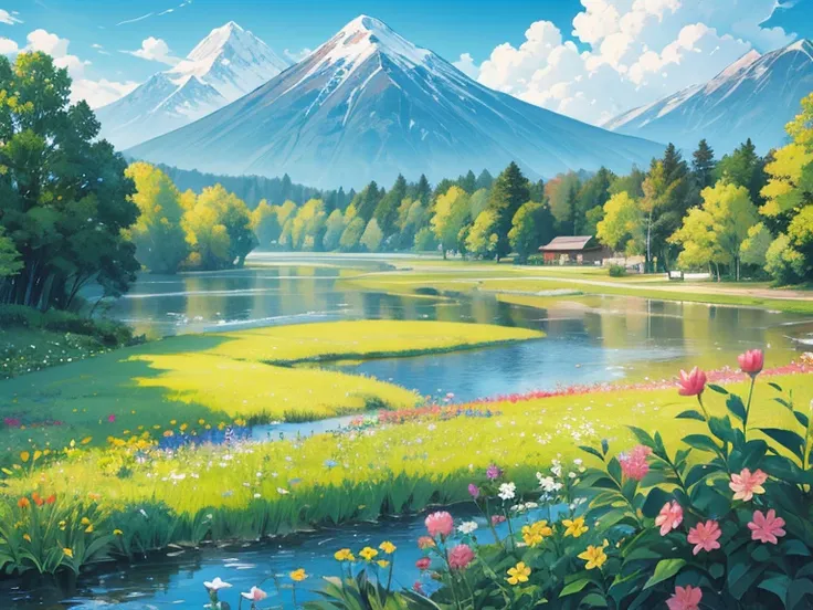 Nature、Magnificent View、Marshland、Flower Field、alpine plants、Boardwalk