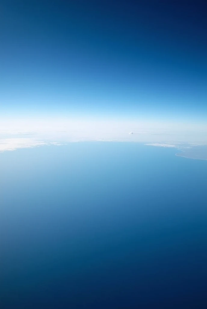 What is the limit of the earth or how is it really seen from an airplane? What is beyond the limits?

