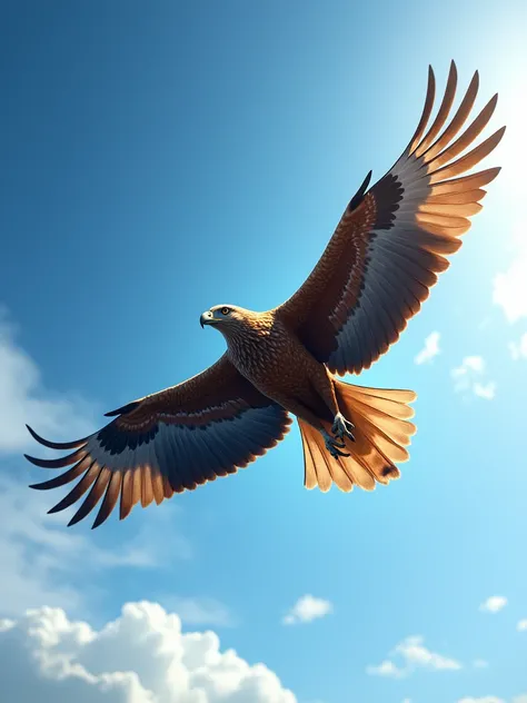 a eagle flying in the sky