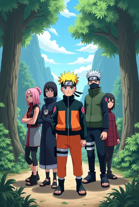 Naruto with Team 7 