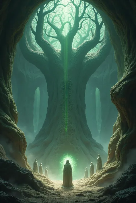 Old gods residing inside a giant tree