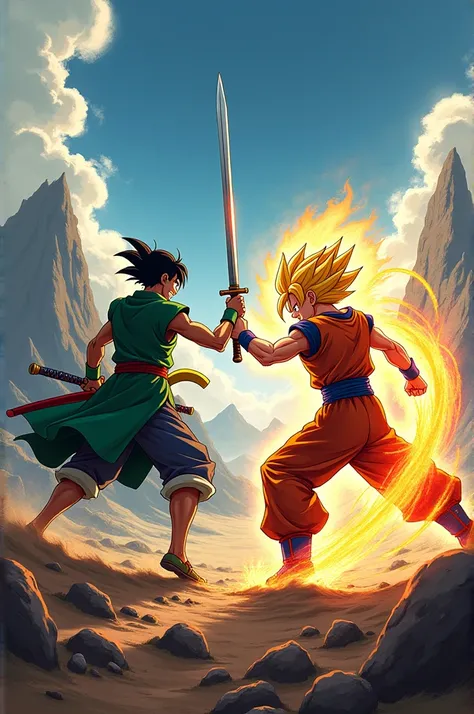 Zoro and goku