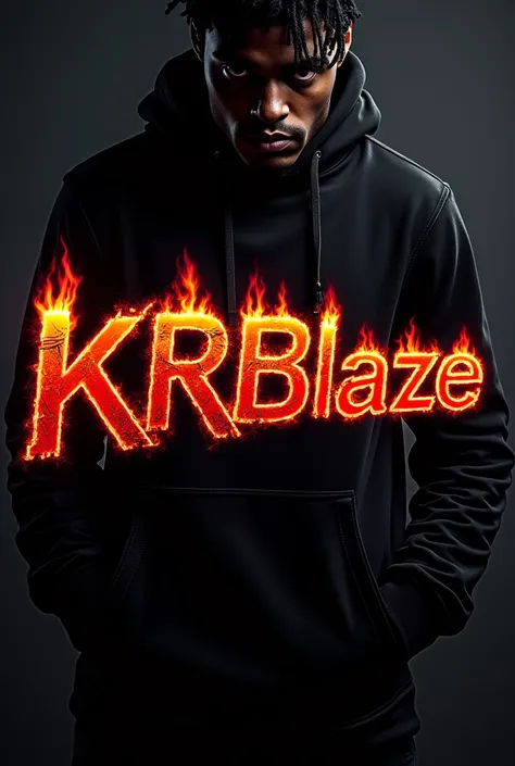 Generate me a clothing brand image with the KSRBlaze logo