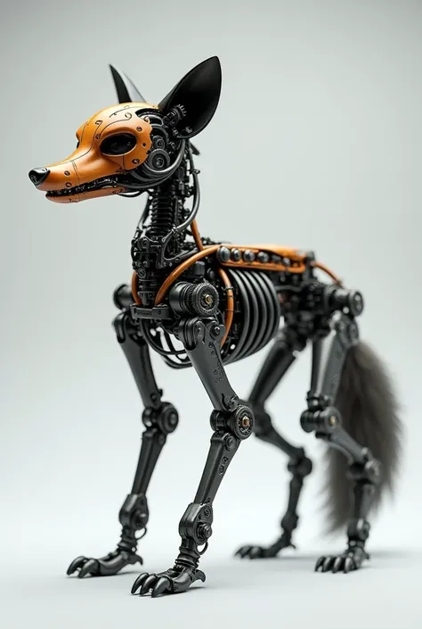 Animatronic fox endoskeleton