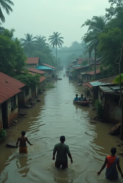 

Kerala 2018 Floods inundated houses, submerged roads and sheltered buildings