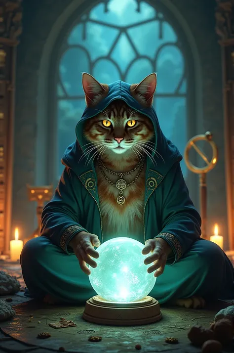 Cat fortune teller