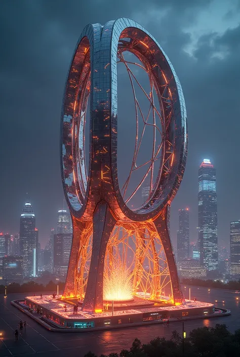 Technological Olympic Pyre 
