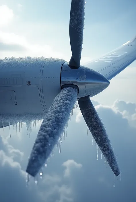 Icing in aircraft propeller