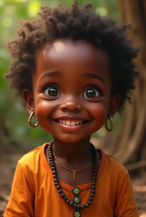 An African child 

