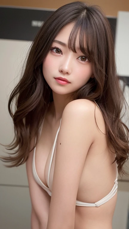 whole body、 Highest quality, shape, Very detailed, finely, High resolution, 8k壁紙完璧なダイナミックな構shape, Beautiful and detailed, Summer Hair, Small breasts, Natural color lip, Random sexy poses,smile,Metropolis、20-year-old girl、Midnight、くDetailed face、Perfect and...