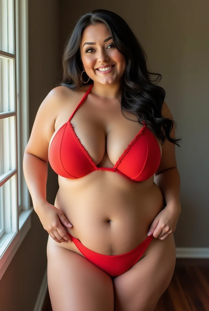 Huge Tits Plump Woman Bikini