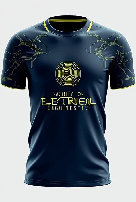 Design the sports shirt pattern of the Faculty of Electrical Engineering, King Mongkut&#39;s Institute of Technology Ladkrabang.