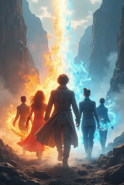 5 friends who has a unique powers that controls the 5 elements. The fire,water,air,earth, and ice