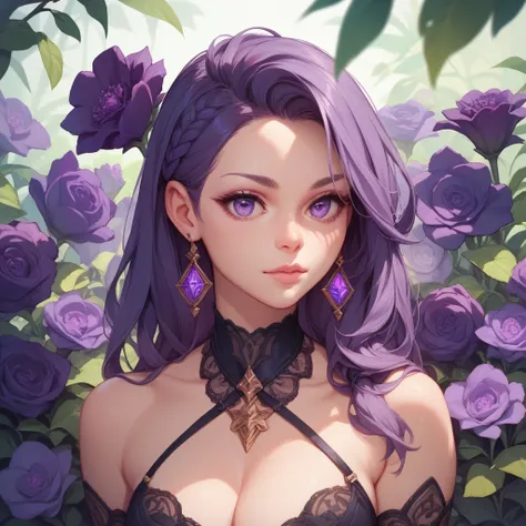 Violet flowers