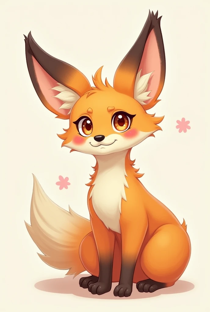 Cool fox ears and a tail.