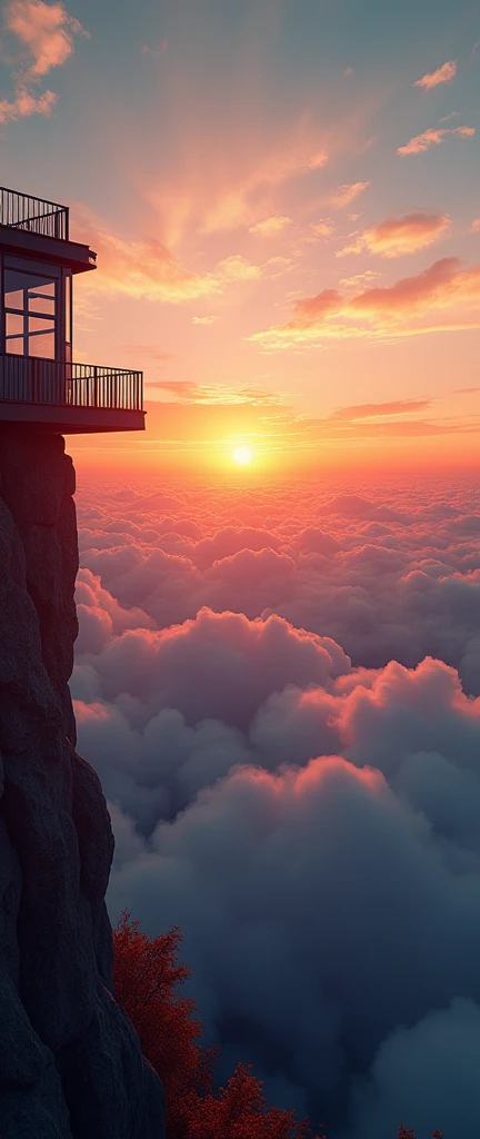 (highest quallity),(work of art:1.2),(very detailled:1.2),ultra-high resolution,RAW color photography,8k,vast landscape photography,Realistic Photos,Elaborated photos,Skydiving Observation Deck,Written limit depth,sharp focus,In the clouds, Heidelberg,suns...