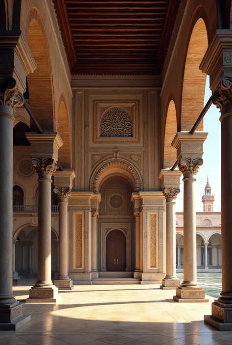 La Mezquita in Seville - A picture of the old mosque that was transformed into a cathedral.