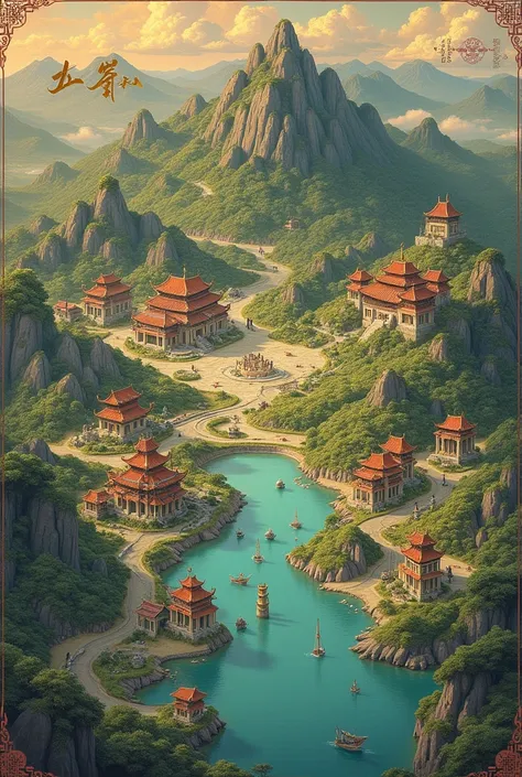 Map, province, cities, cities map, cardinal point, fantasy cities names, geographic, wuxia