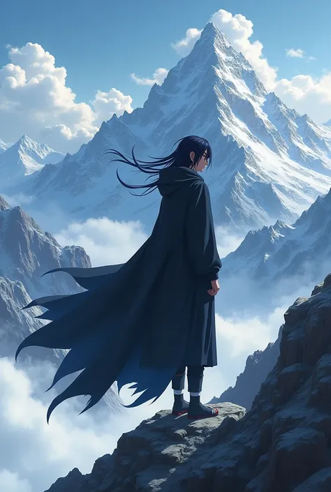 Naruto character (itachi) in mass altitude 
