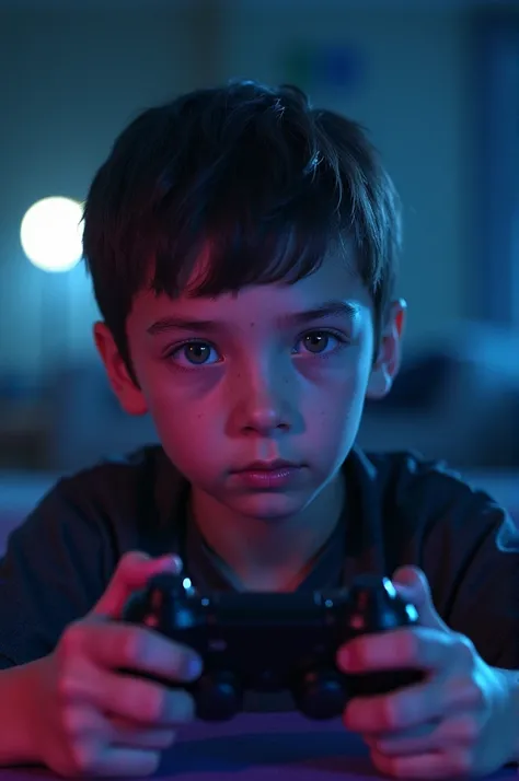 A boy playing free fire game