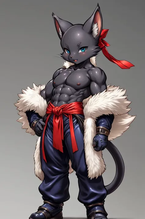 cat, furry male anthro,HD,sharp,boy ((anthro)),1boy,boy,young boy,(look at viewer) ,(perfect eyes),ninja,(black cat),(black skin),by dr comet,by pochincoff, by jlullaby,by kingbang,by obui,by ZeroQrisu,by sparrow,by gmeen,standing,ninja outfit,collarbone,(...