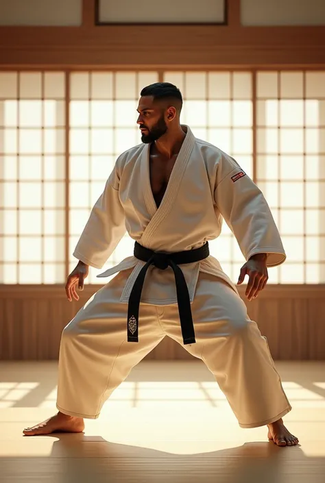 A judo player