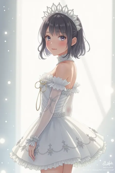 Miria Akagi、Idolmaster Cinderella Girls、White idol costume