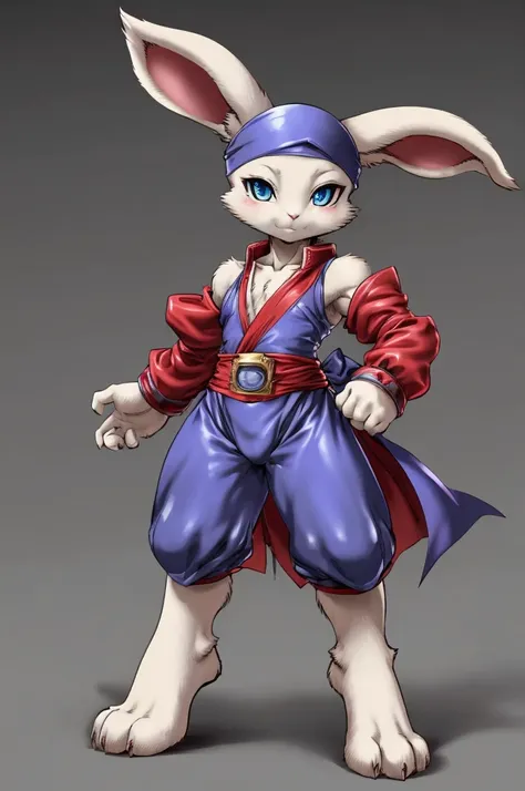 rabbit, furry male anthro,hd,sharp,boy ((anthro)),1boy,boy,young boy,(look at viewer) ,(perfect eyes),rogue outfit,rabbit_bloody...