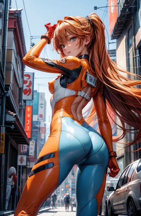 (masterpiece), best quality, expressive eyes, perfect face, Asuka Langley from Evangelion. fantasy, similar character from anime. offering her pussy, small breasts, flat breasts, flat chest, perfect camel toe, perfect pussy, pussy focus, micro panties, exh...